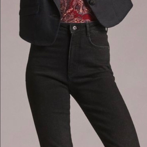 Anthropologie Pilcro The Split Straight Jeans NWT - Picture 2 of 6